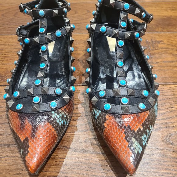 Valentino Rockstud Ballerina flat - Picture 2 of 8